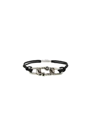 Alexander Mcqueen Snake And Skull Bracelet With Intricate