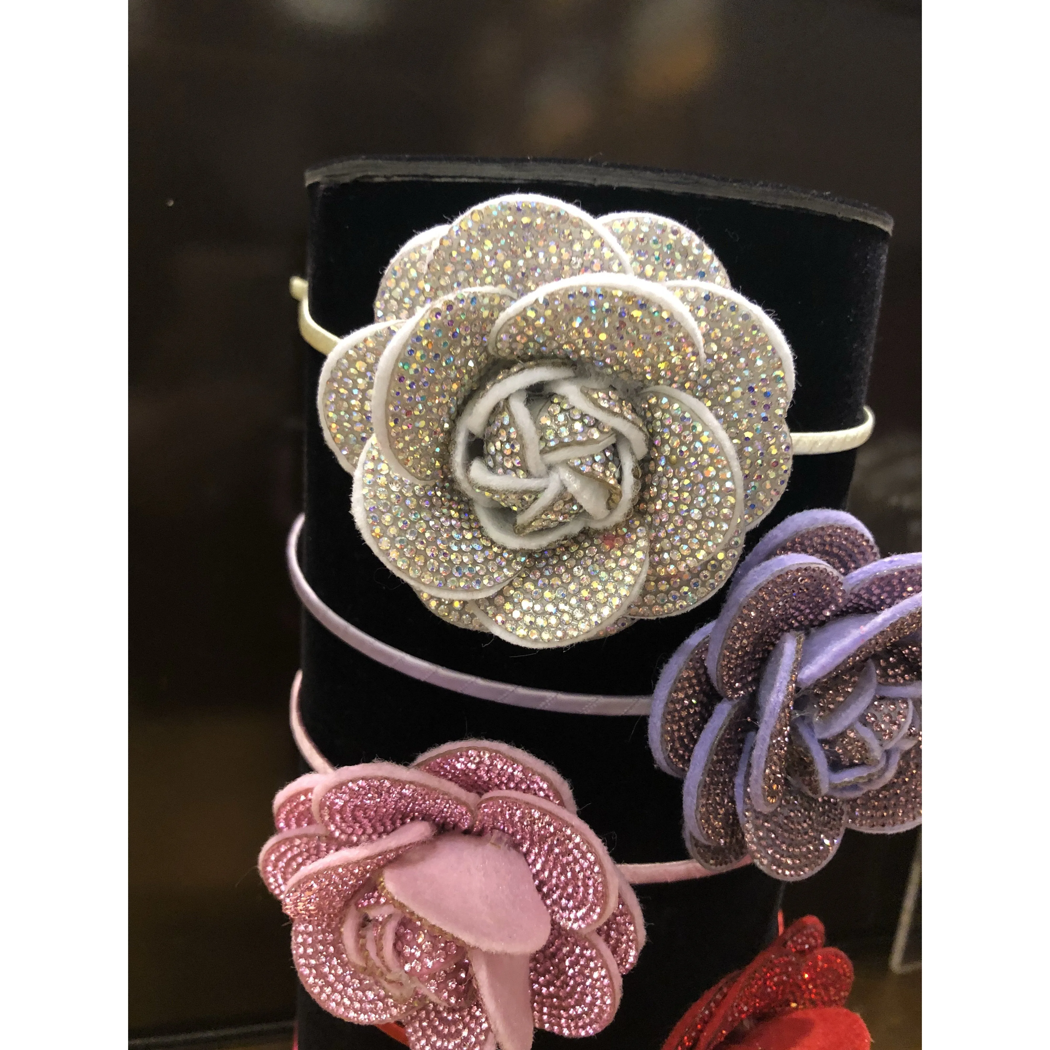 Bari Lynn Sparkle Flower Headband