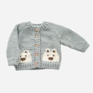 Bear Cardigan, Bowie Grey