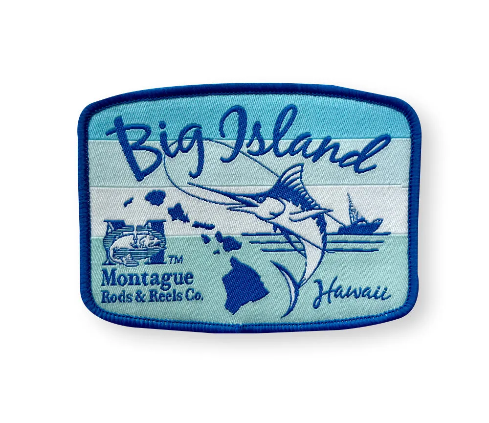 Big Island Marlin Iron On Patch