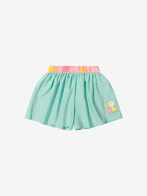 Billieblush Girls Shimmer Shorts in Green