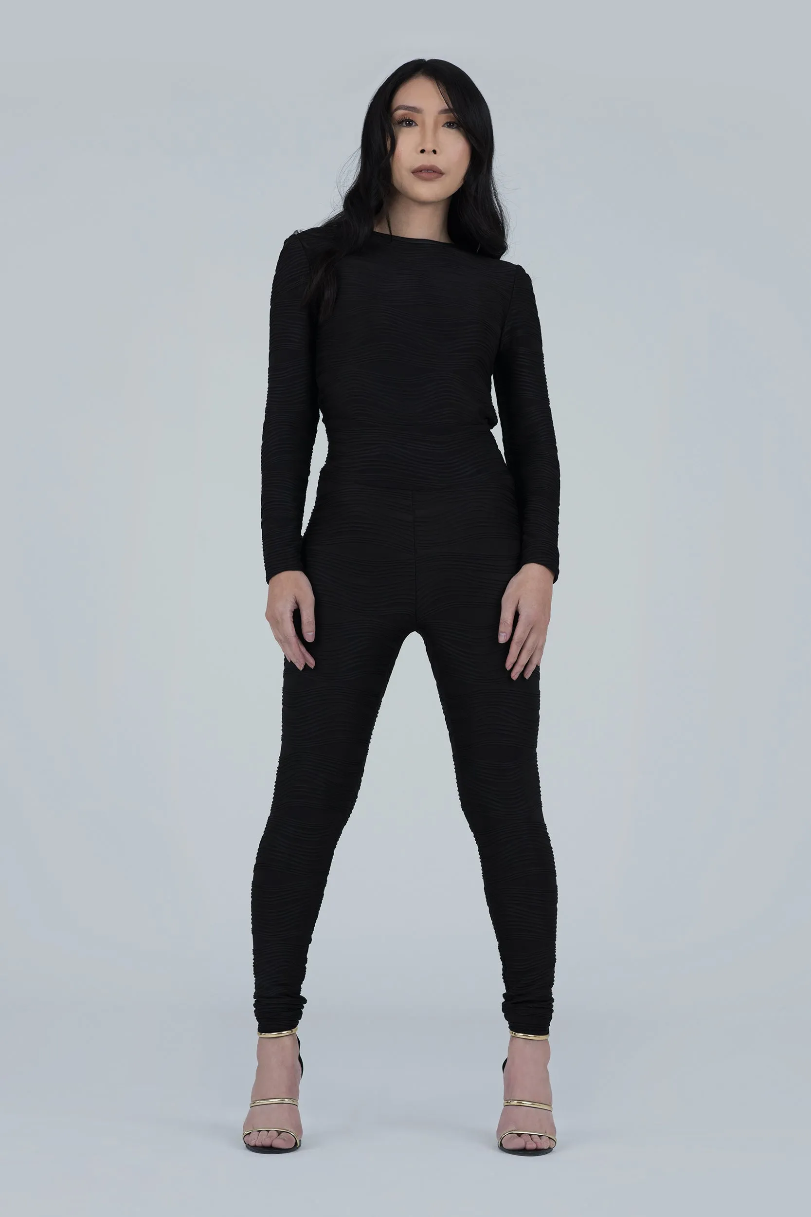 Black Nikita Conwave Knit Legging