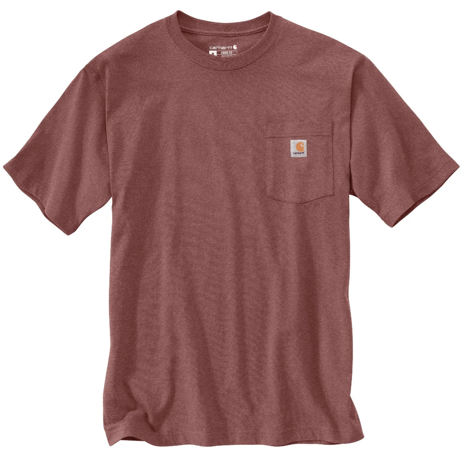 Carhartt Men's Short Sleeve Pocket T-Shirt_Apple Butter Heather