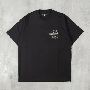 Carhartt WIP Ablaze Tee - Black / Wax