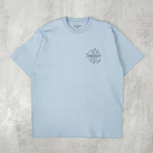 Carhartt WIP Ablaze Tee - Misty Sky / Black