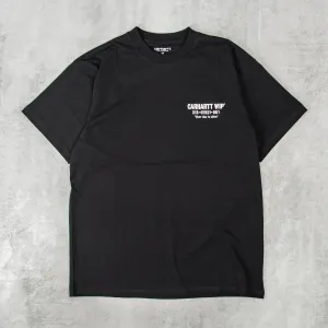 Carhartt WIP Less Troubles Tee - Black / White