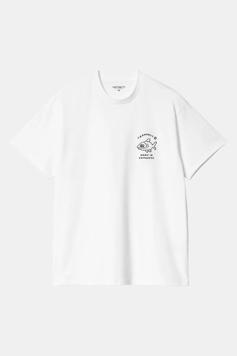 Carhartt WIP Short Sleeve Icons T-Shirt (White/Black)