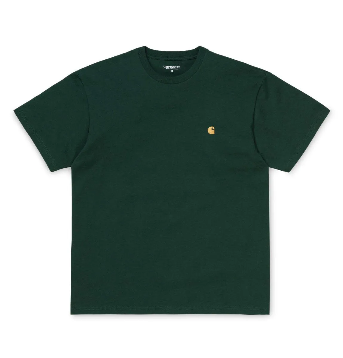 Carhartt WIP S/S Chase T-Shirt – Bottle Green/Gold