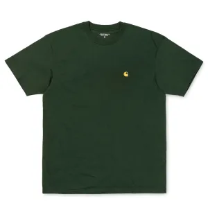 Carhartt WIP S/S Chase T-Shirt – Loden/Gold