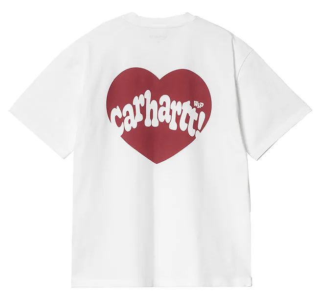 Carhartt WIP Womens S/S Amour T Shirt White Tuscany