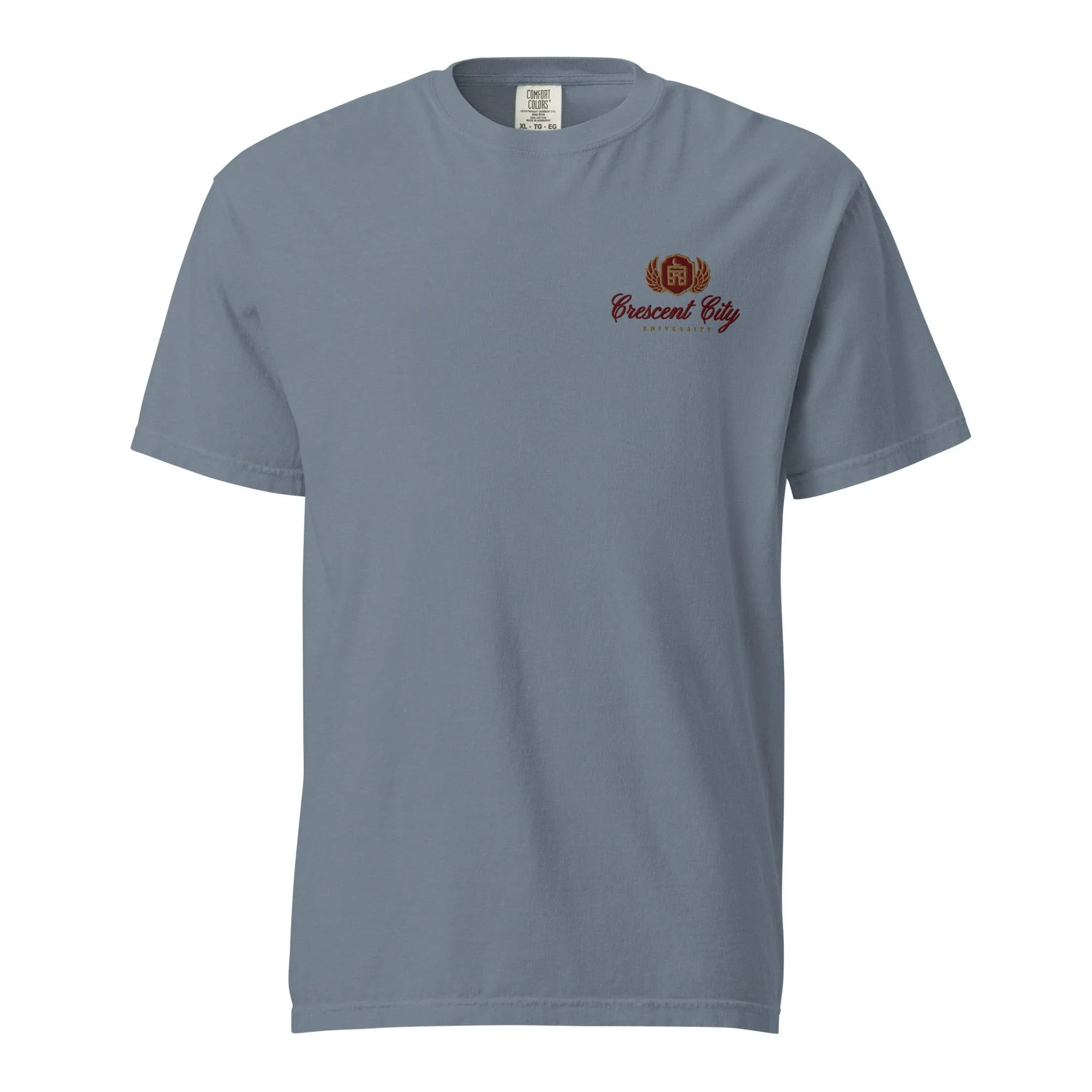 Crescent City University Embroidered Tee Shirt