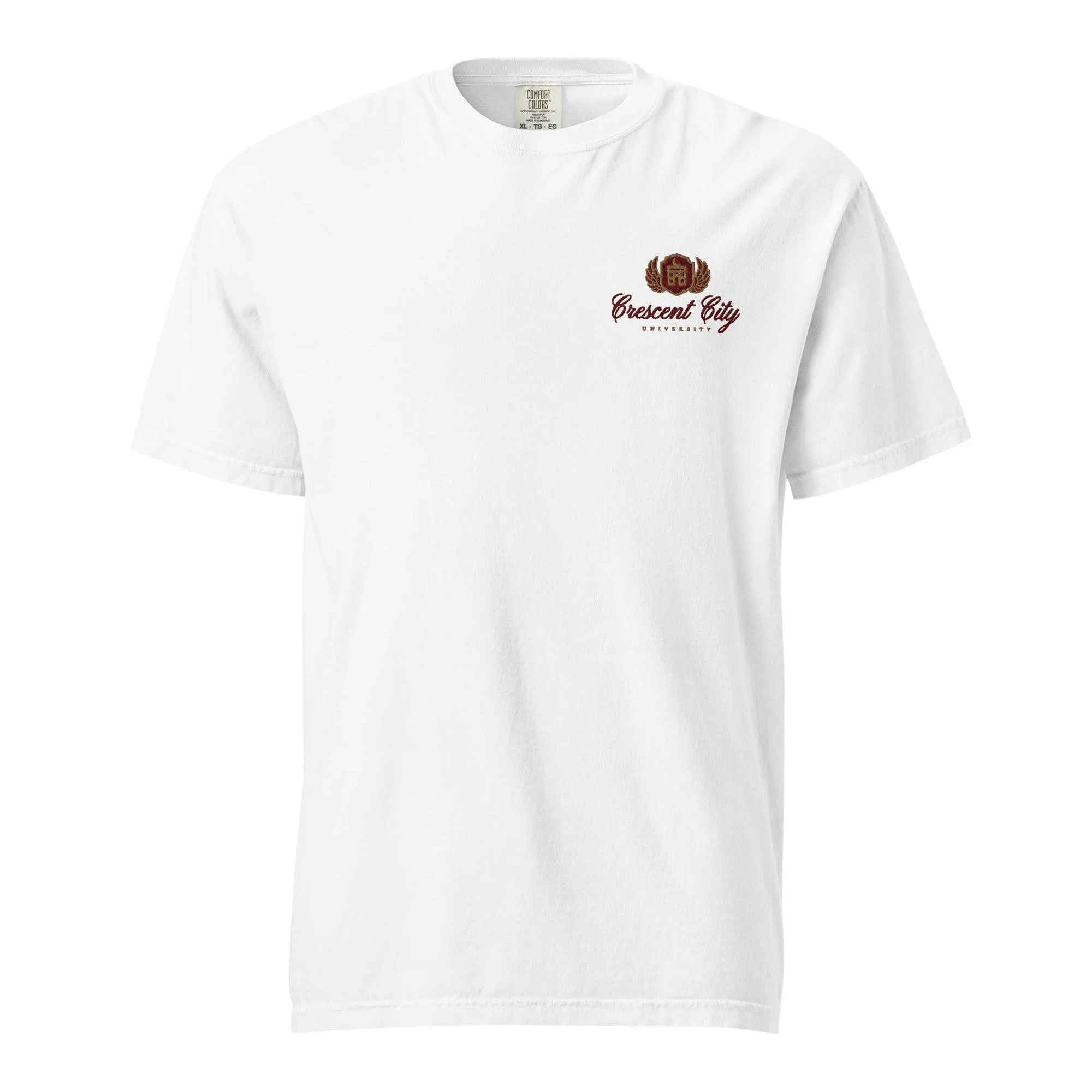 Crescent City University Embroidered Tee Shirt