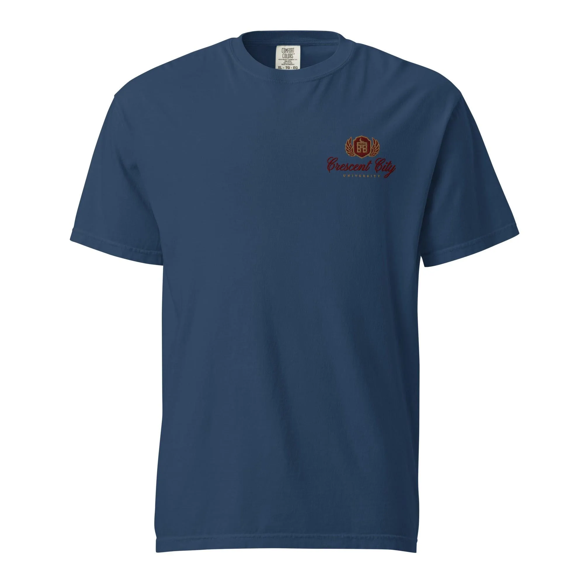 Crescent City University Embroidered Tee Shirt