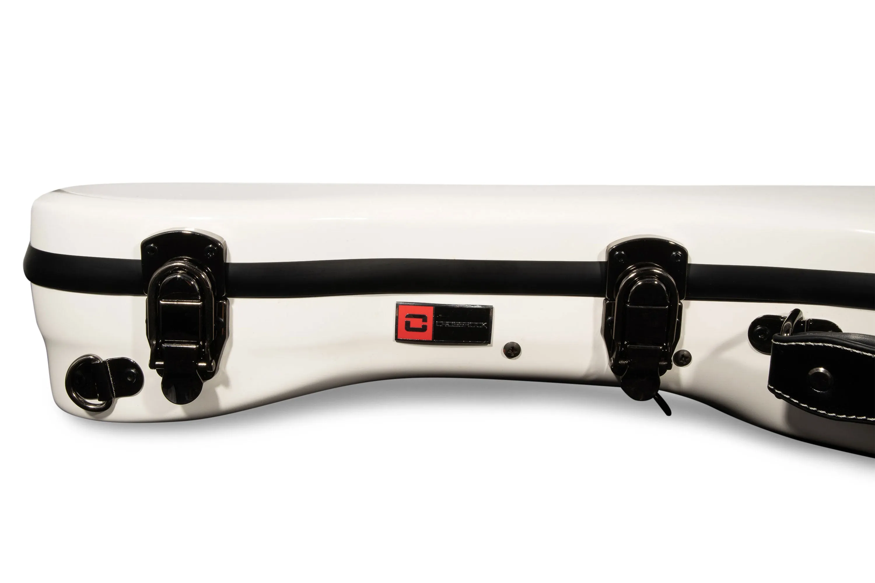 Crossrock CRF1020CUWT Fiberglass Concert Ukulele Case - White