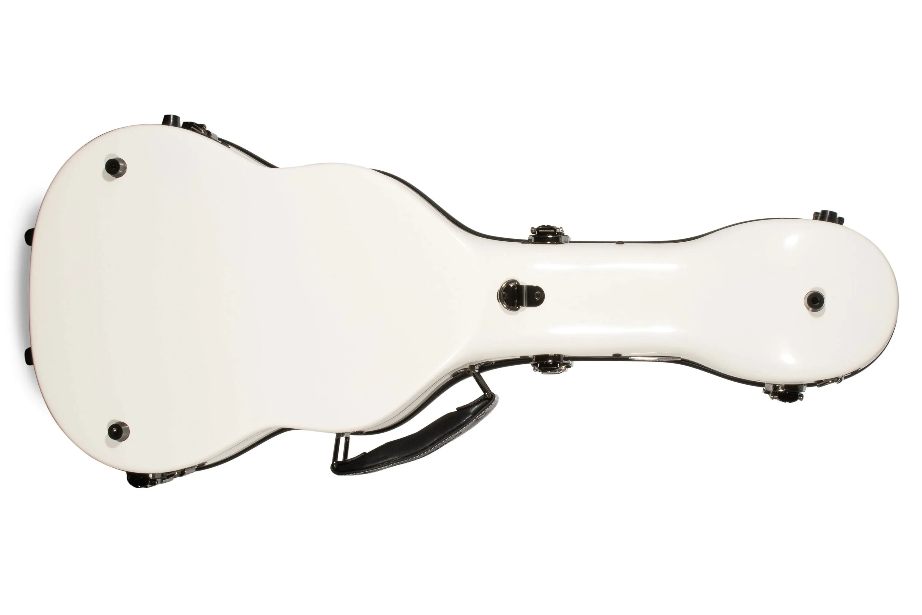 Crossrock CRF1020CUWT Fiberglass Concert Ukulele Case - White