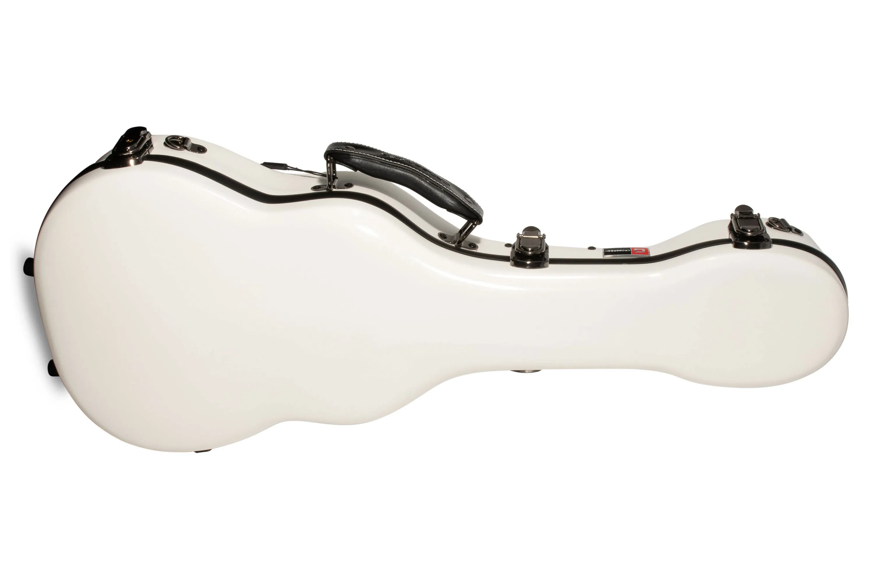 Crossrock CRF1020CUWT Fiberglass Concert Ukulele Case - White