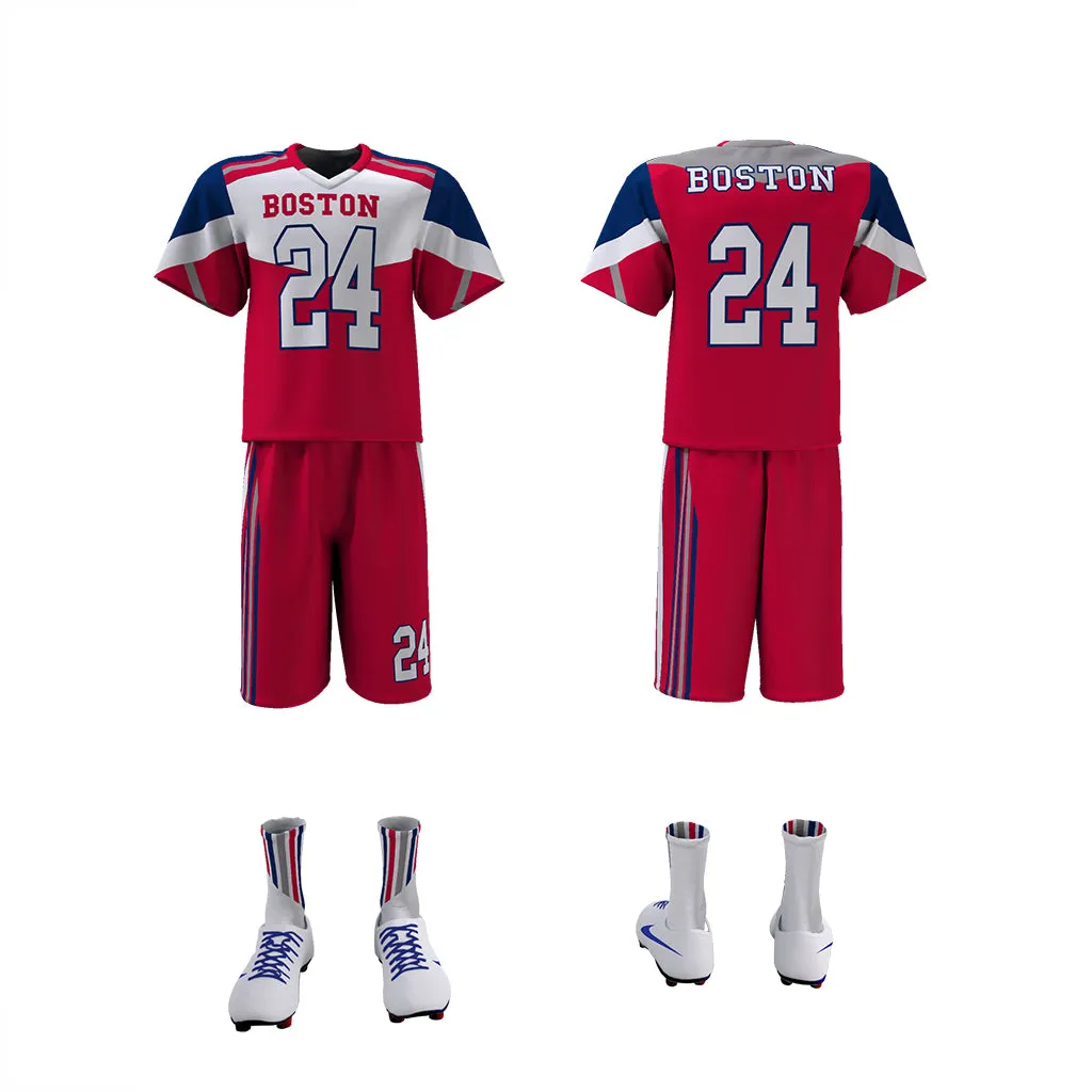 Custom Elite Sublimated Short Sleeve Lacrosse Jersey & Shorts Package