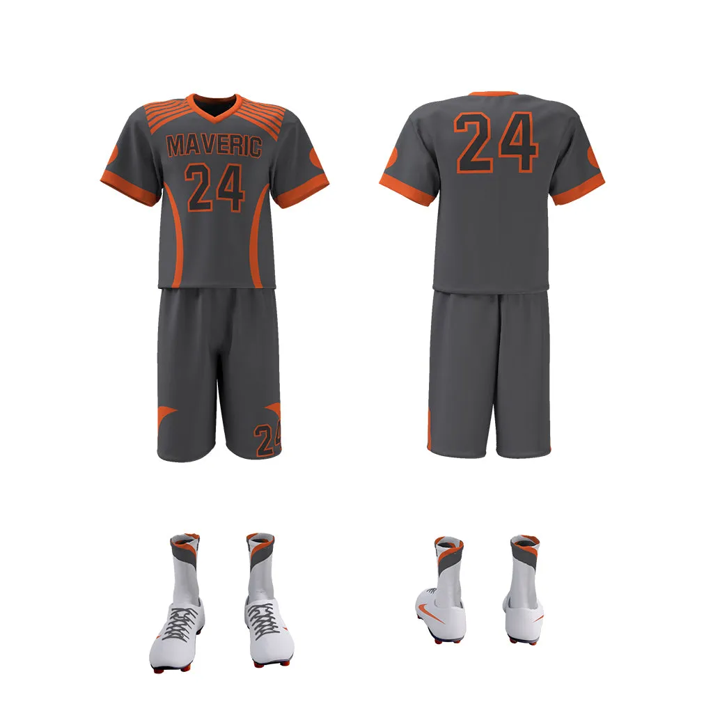 Custom Elite Sublimated Short Sleeve Lacrosse Jersey & Shorts Package