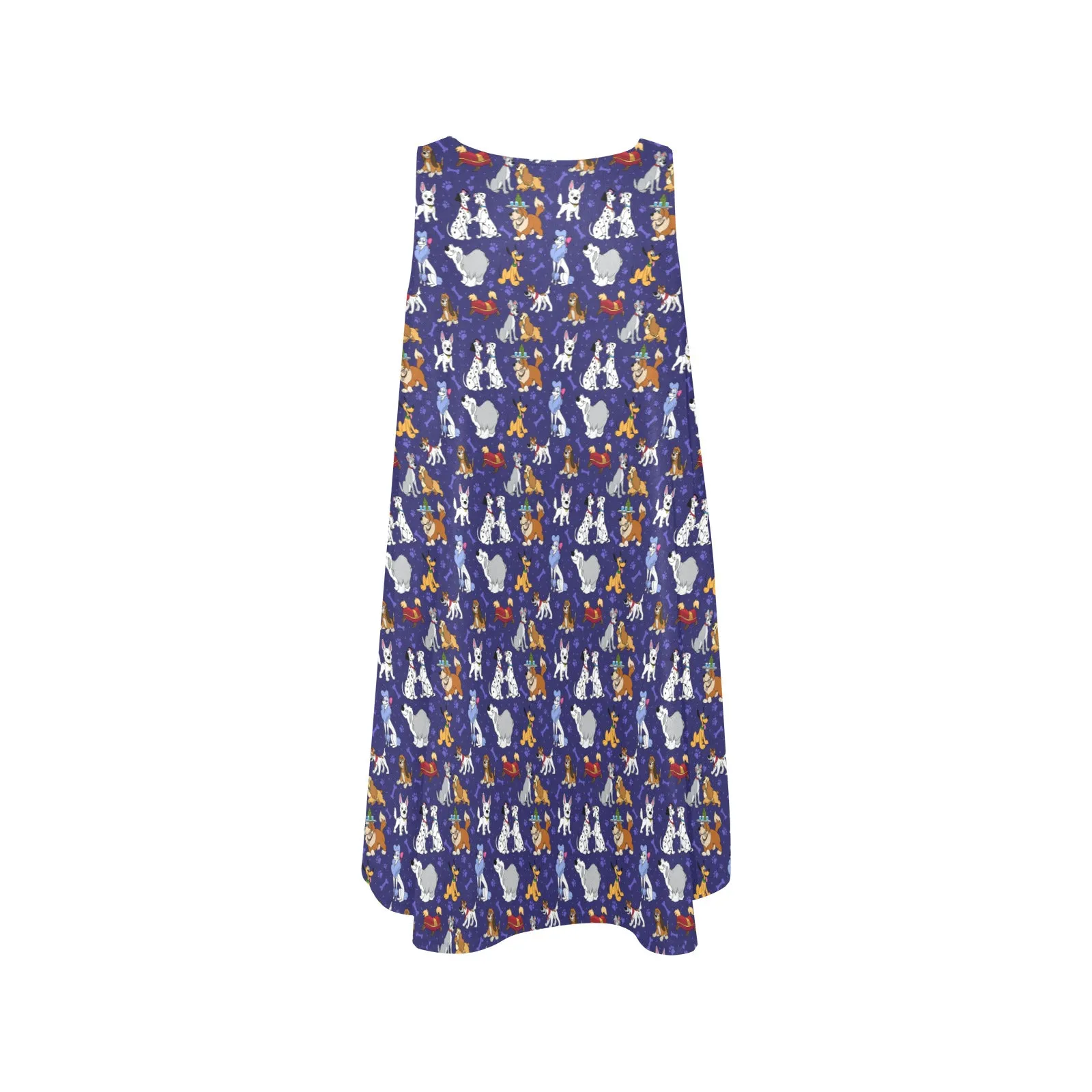 Dog Favorites Sleeveless A-Line Pocket Dress