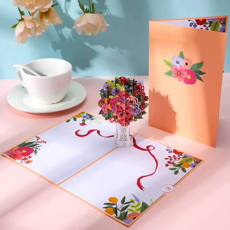 Fashion 3D Three-dimensional Greeting Card Gifts