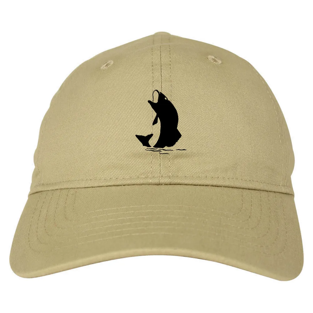 Fish Fisherman Chest Mens Dad Hat Baseball Cap