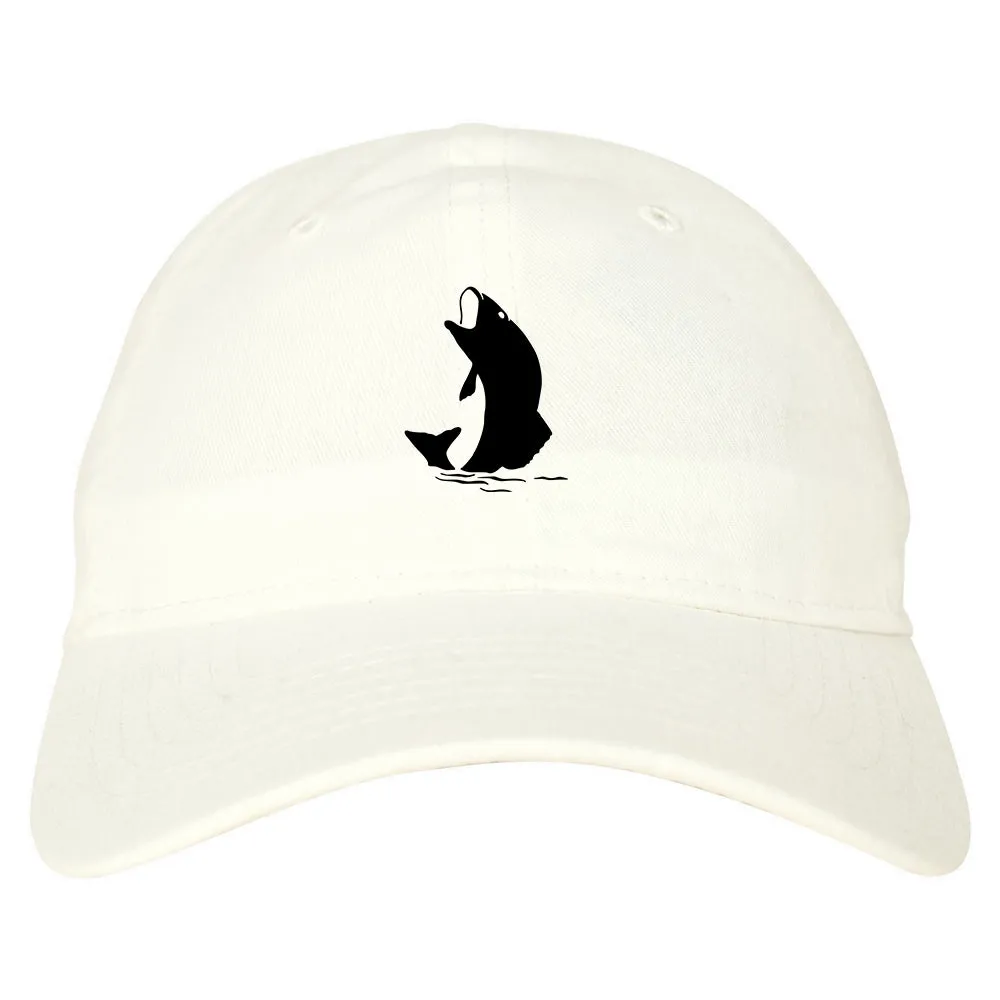 Fish Fisherman Chest Mens Dad Hat Baseball Cap