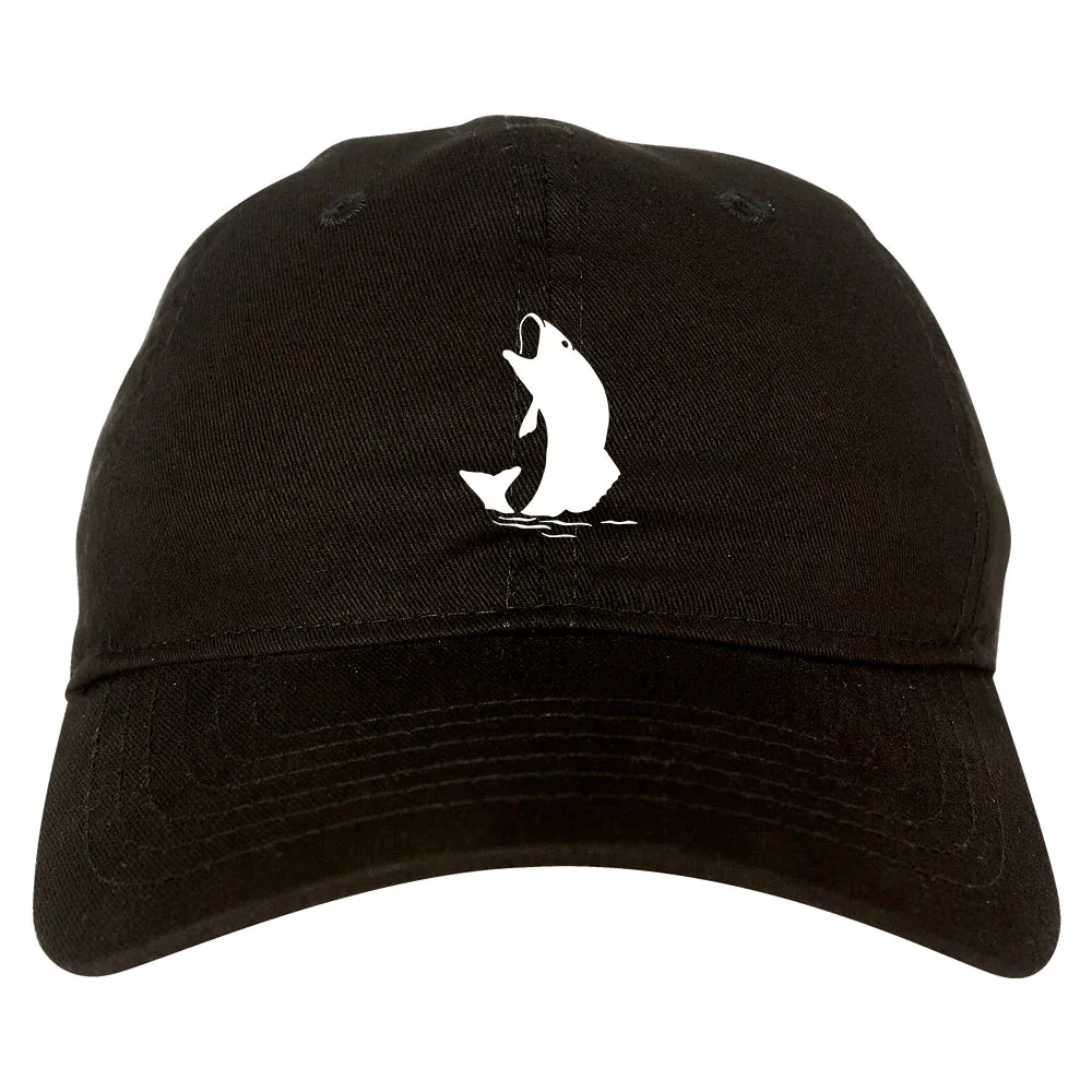 Fish Fisherman Chest Mens Dad Hat Baseball Cap