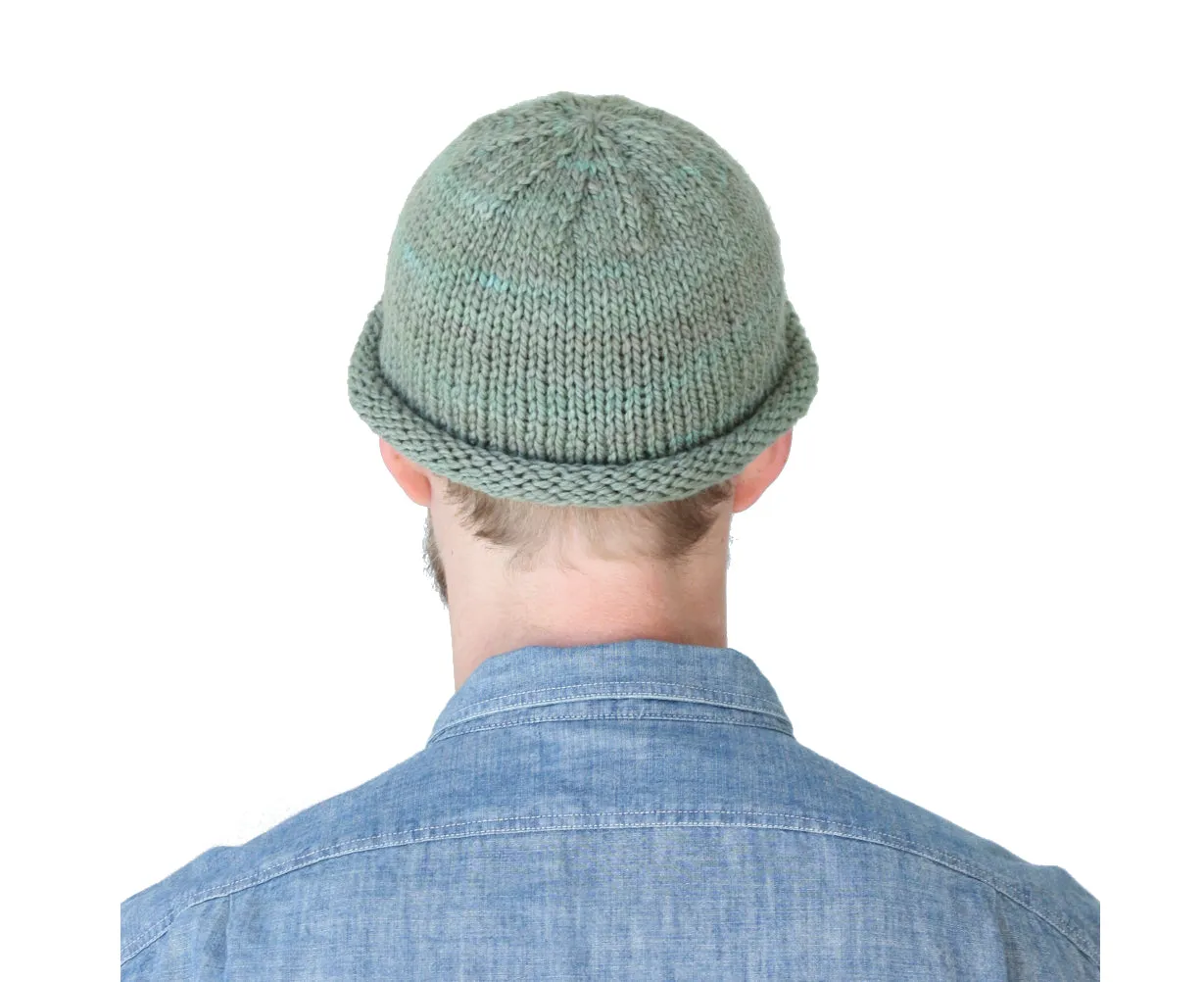 Fisherman Beanie, hand knit men's toque