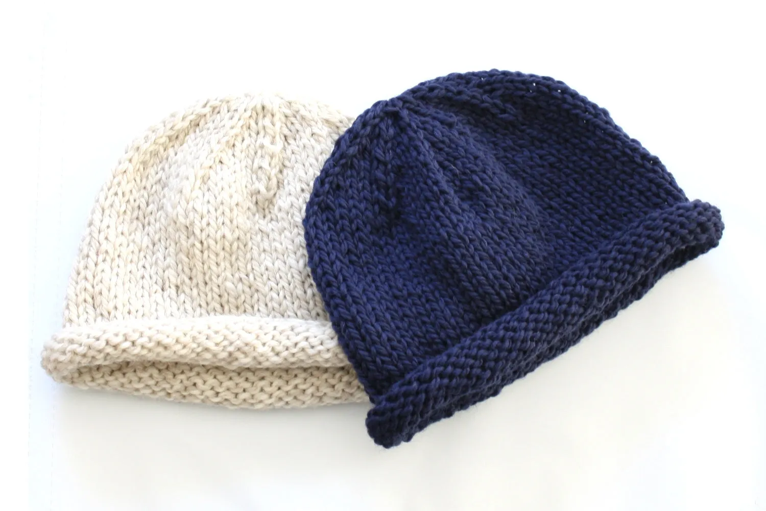 Fisherman Beanie, hand knit men's toque