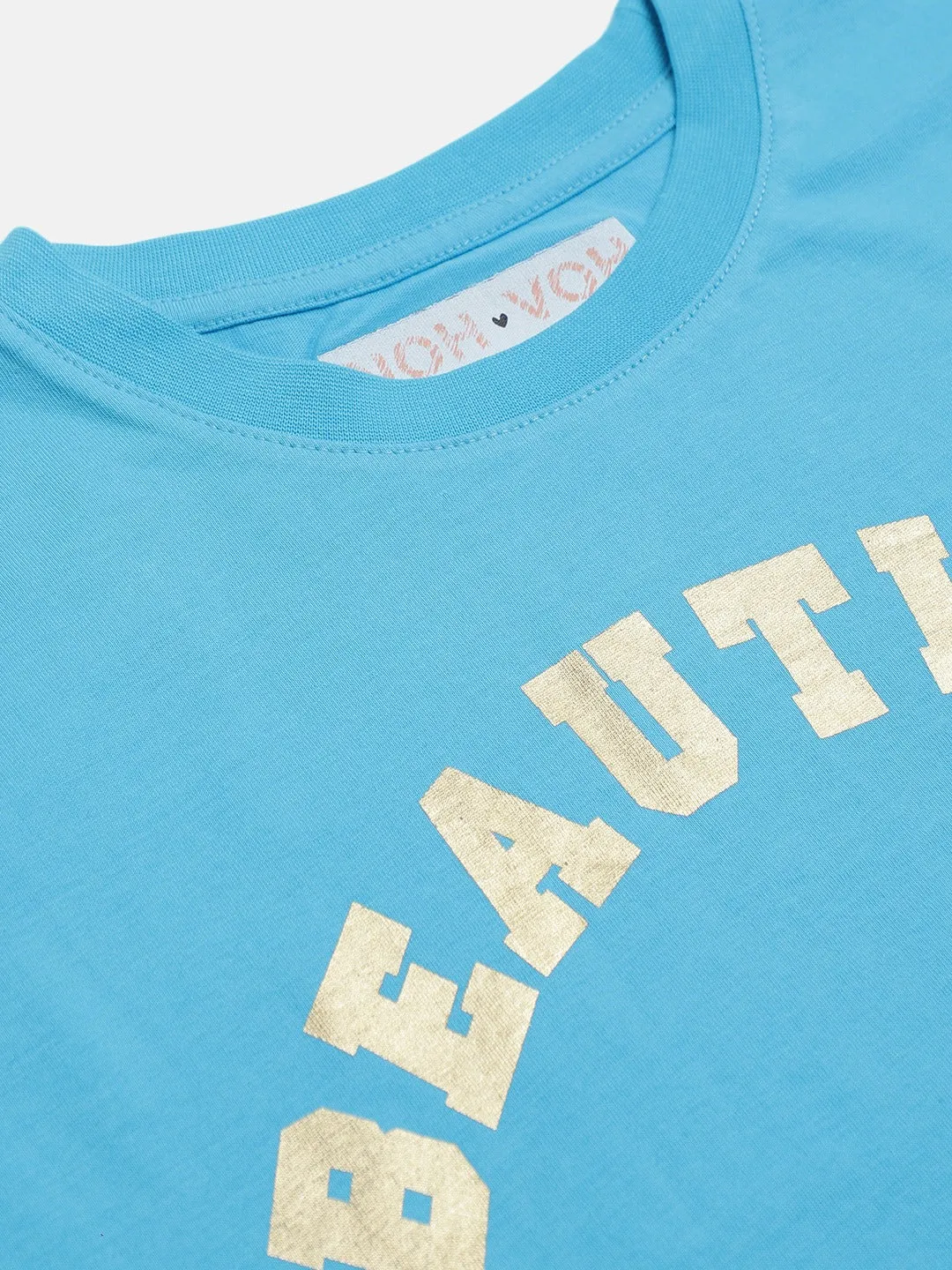 Girls Blue Beautiful T-Shirt