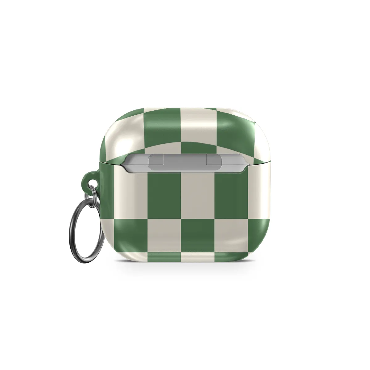 Green Checkers AirPods Case