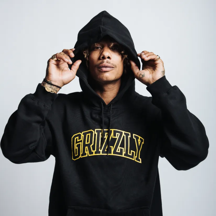 Grizzly University Hoodie, Black