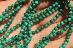 Hand Made Flower Malachite Necklaces x 2 From Congo