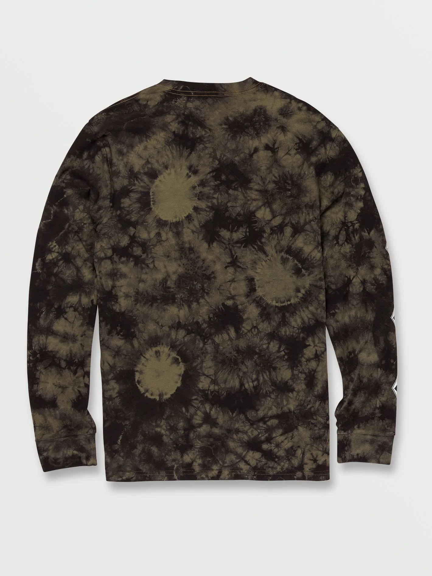 Iconic Stone Dye Long Sleeve Tee - Military