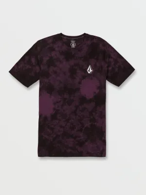 Iconic Stone Dye Short Sleeve Tee - Mulberry