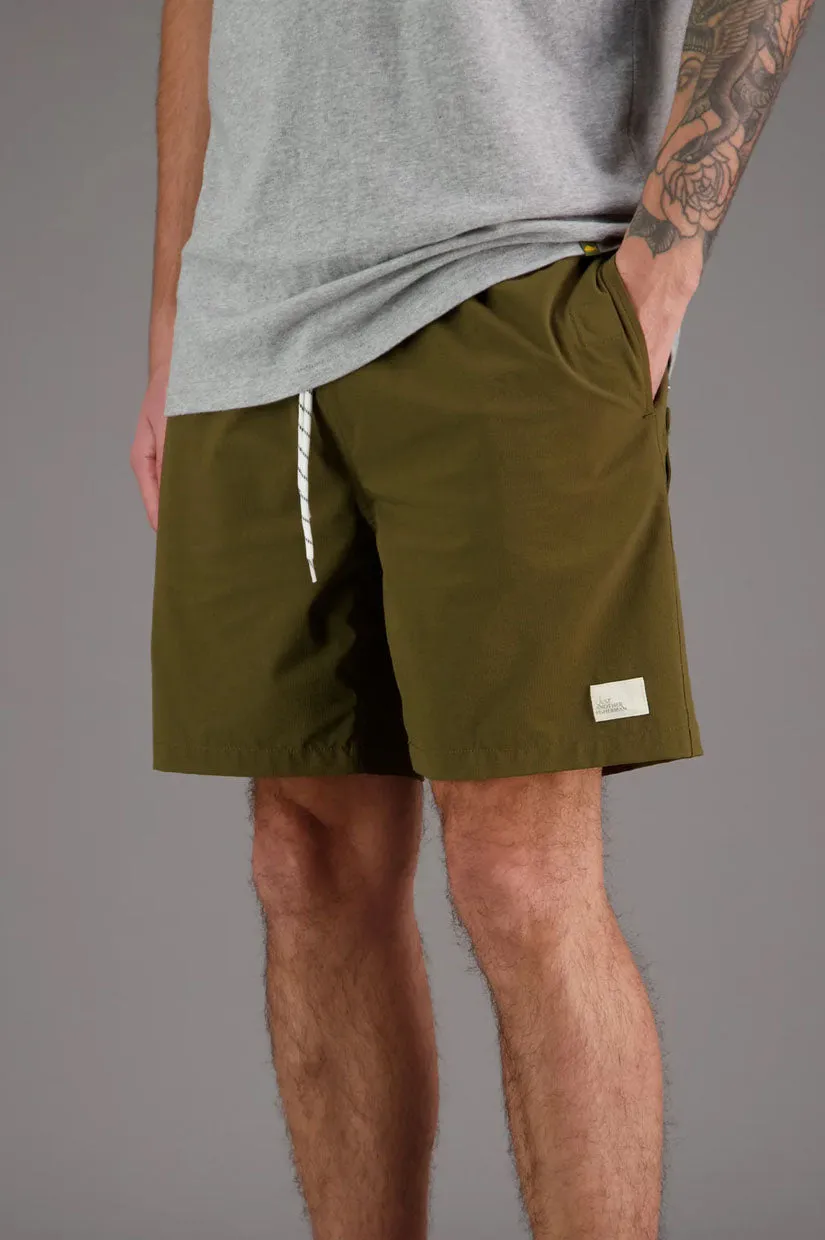 Just Another Fisherman Crewman Shorts - Olive