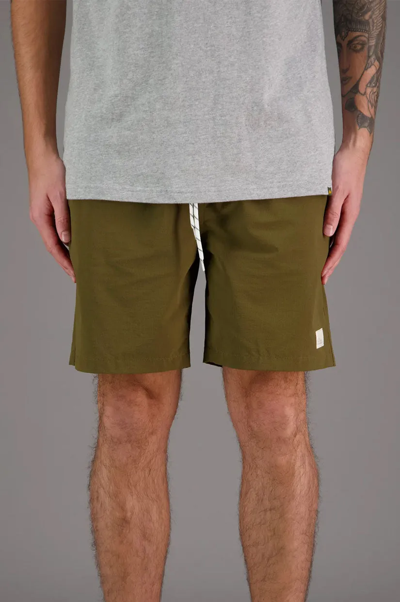 Just Another Fisherman Crewman Shorts - Olive