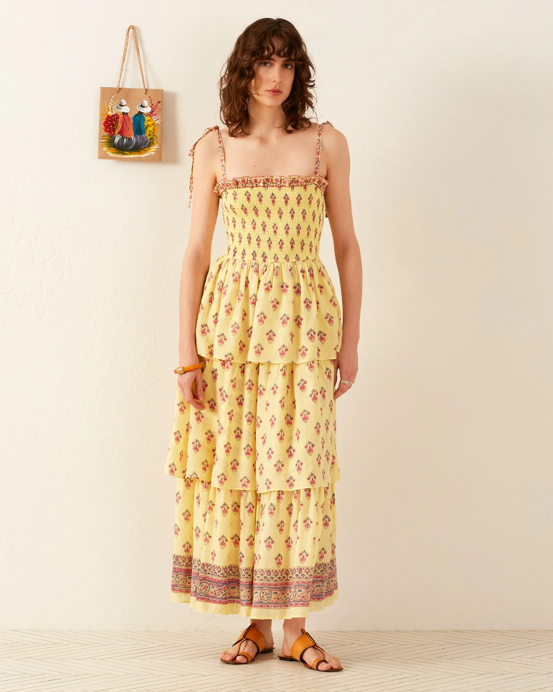 Kaia Primrose Tier Dress