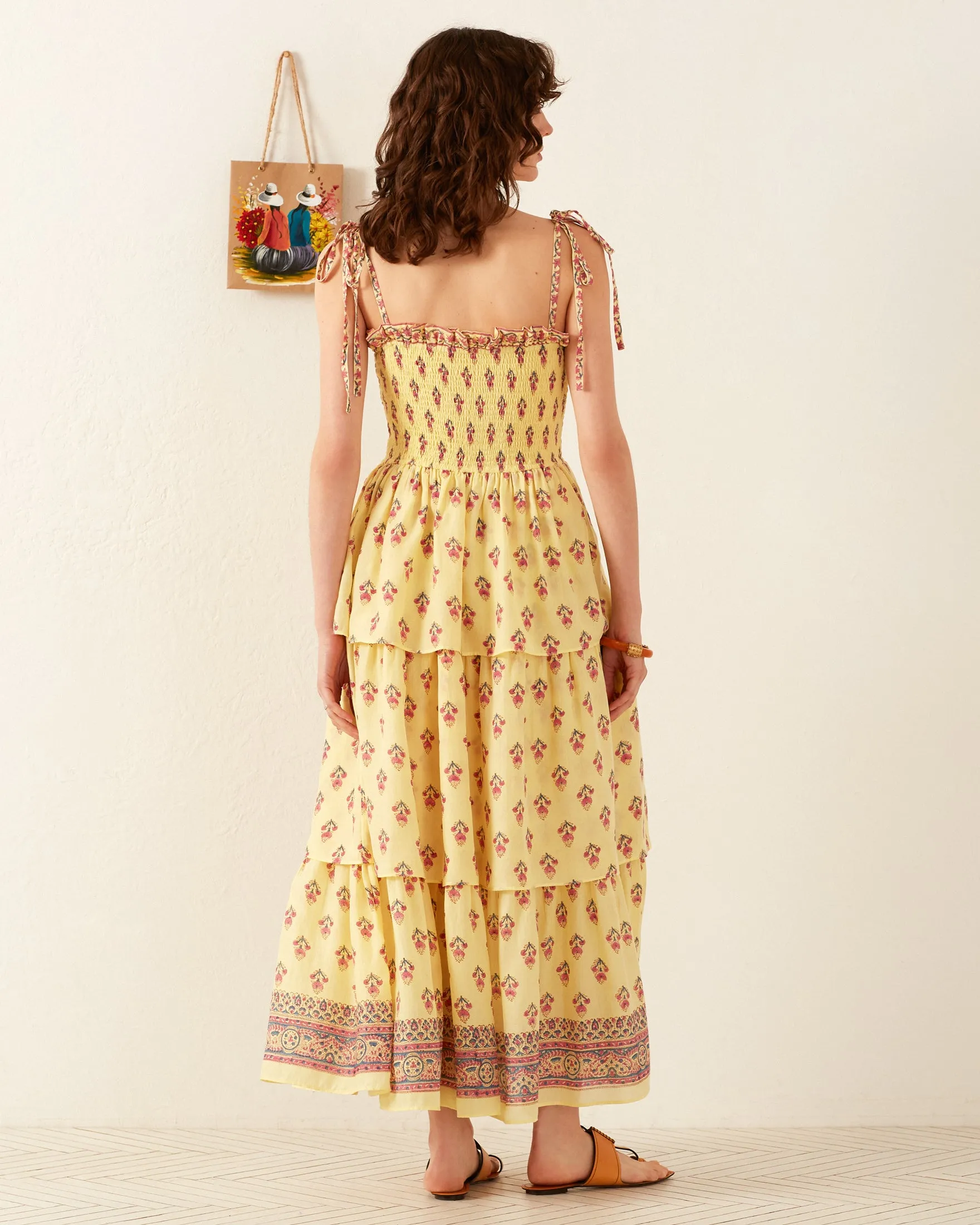 Kaia Primrose Tier Dress