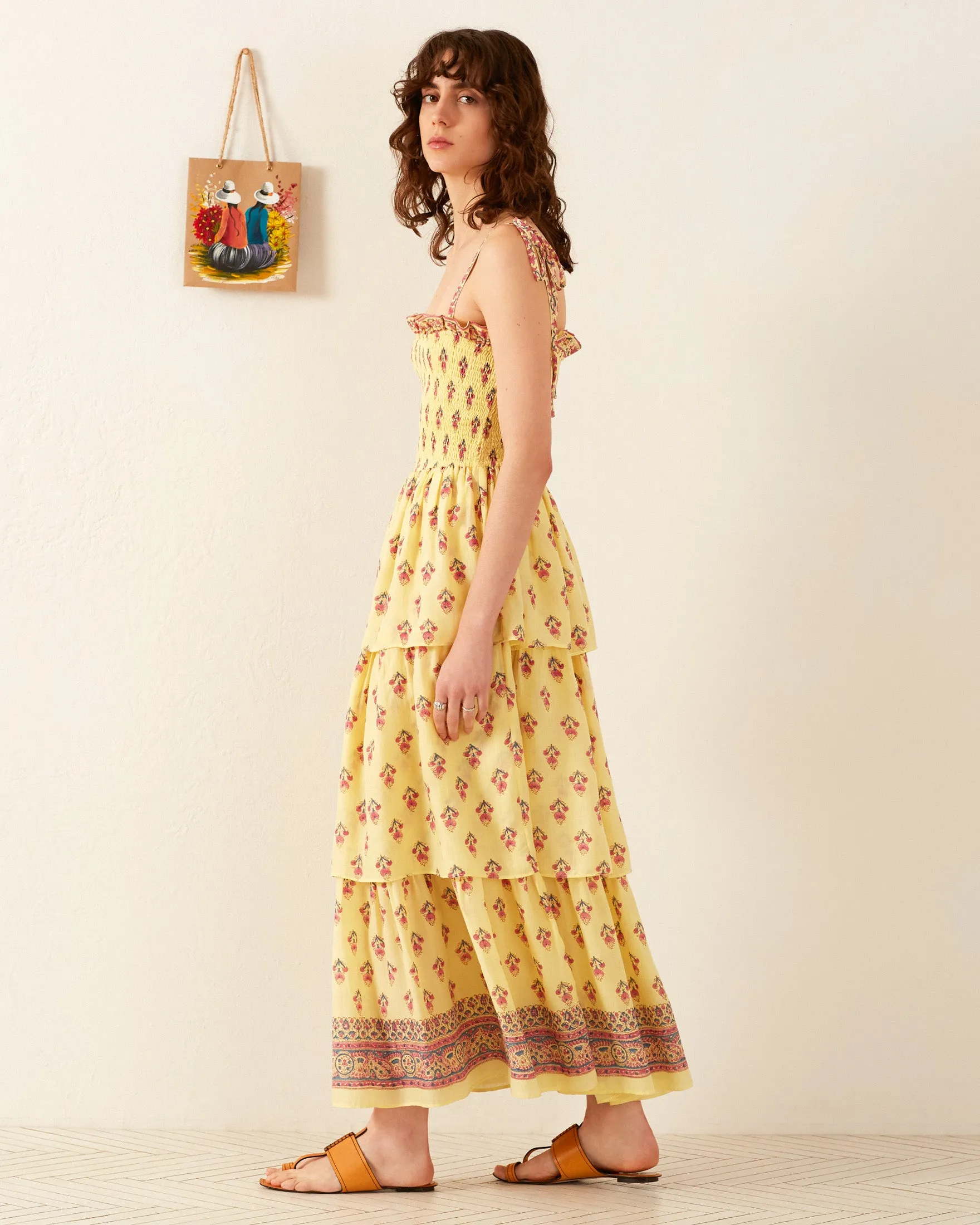 Kaia Primrose Tier Dress