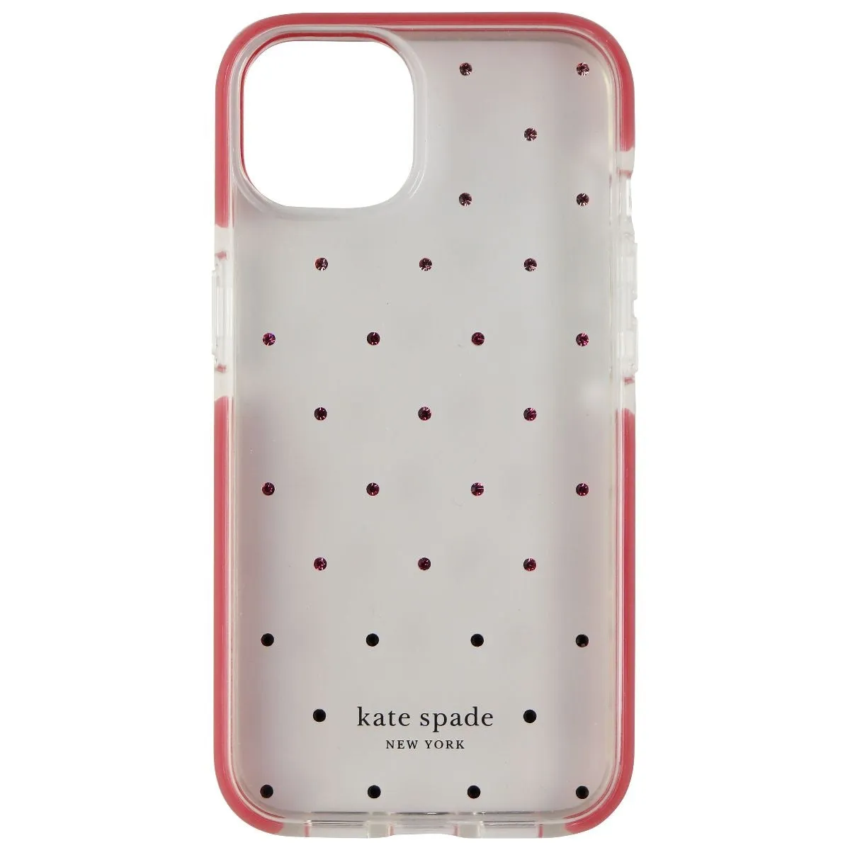 Kate Spade Hardshell Case for Apple iPhone 13 / 14 - Pin Dot Ombre Pink/Clear