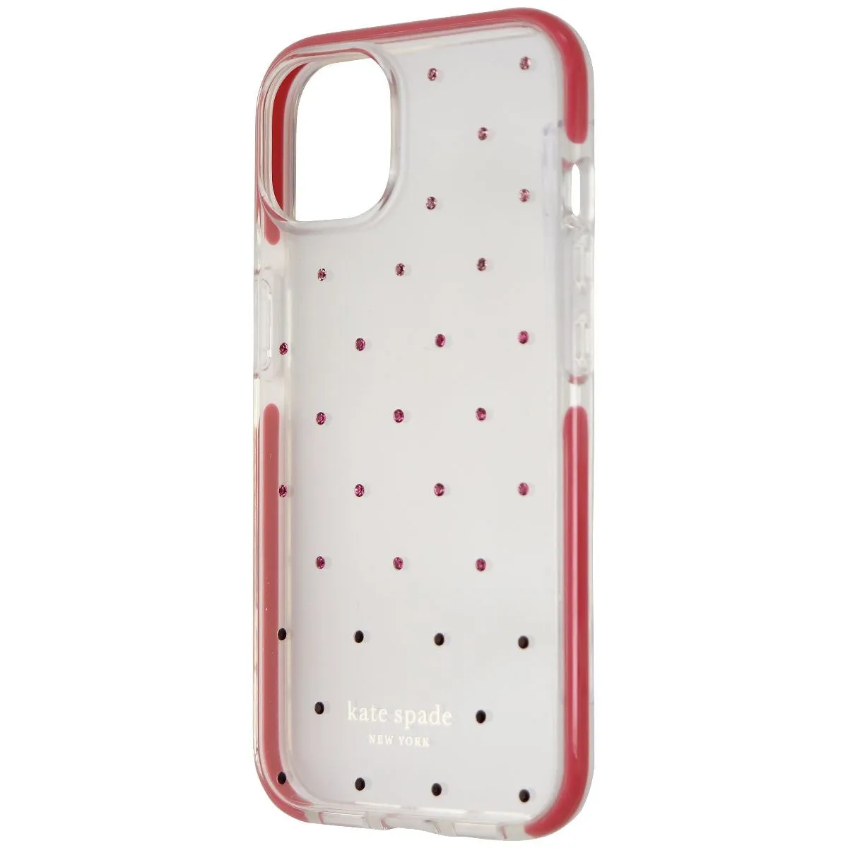 Kate Spade Hardshell Case for Apple iPhone 13 / 14 - Pin Dot Ombre Pink/Clear