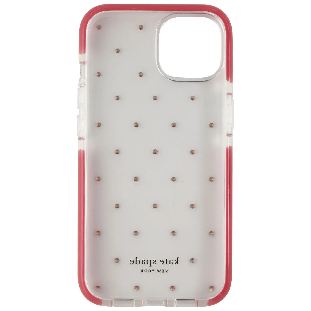 Kate Spade Hardshell Case for Apple iPhone 13 / 14 - Pin Dot Ombre Pink/Clear