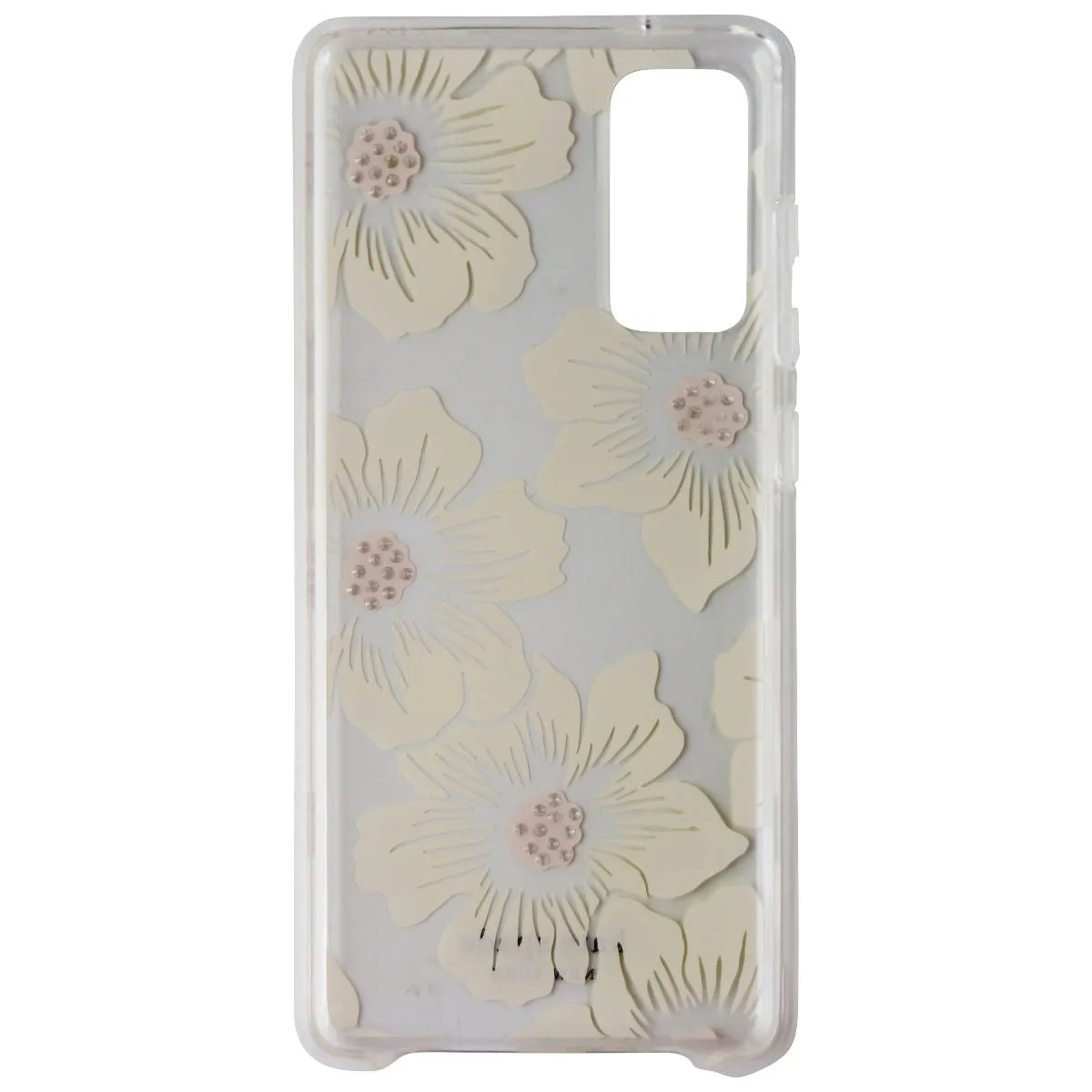 Kate Spade Hardshell Case for Samsung Galaxy S20 FE 5G - Hollyhock Floral/Clear