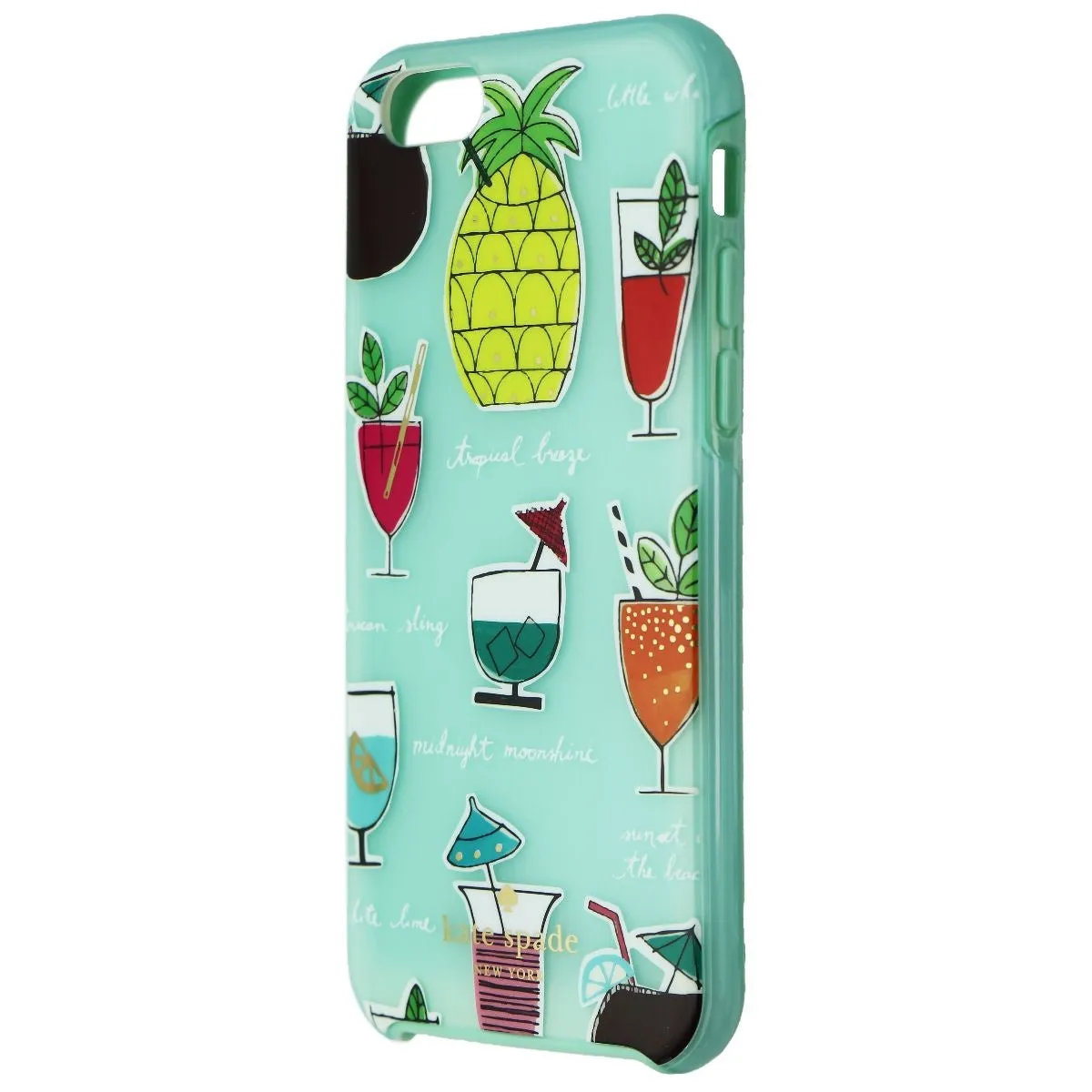 Kate Spade Hybrid Hardshell Case for iPhone 6s/6 - Cocktail Recipe Blue/Multi