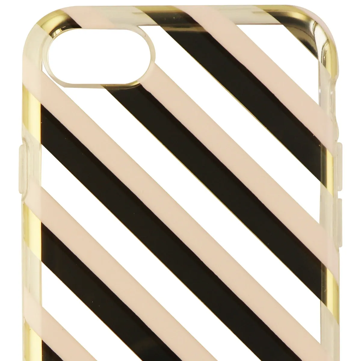 Kate Spade Protective Hardshell Case for iPhone 8/7 - Diagonal Stripe Blush