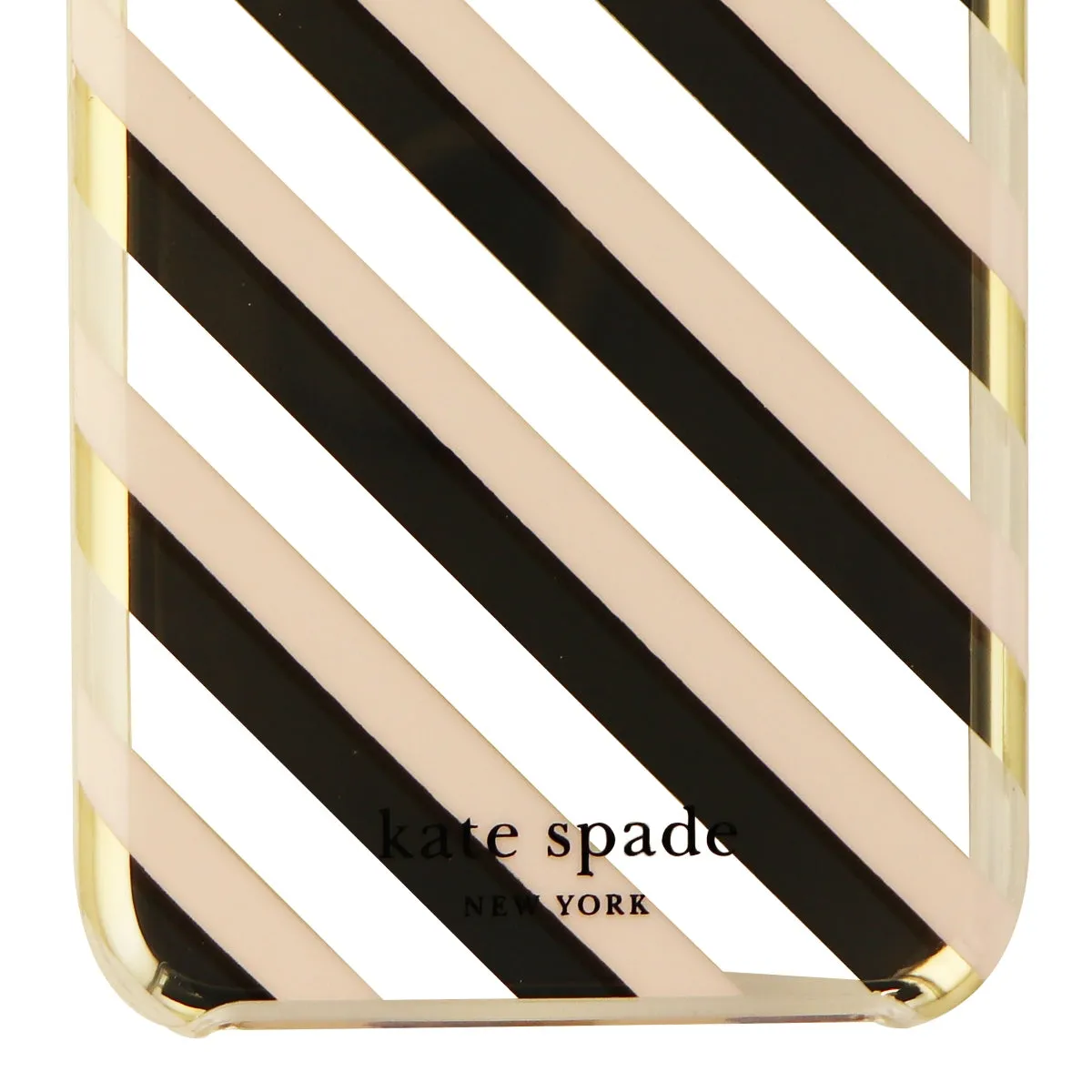 Kate Spade Protective Hardshell Case for iPhone 8/7 - Diagonal Stripe Blush