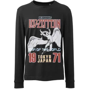 Led Zeppelin Long Sleeved T-Shirt - Japanese Tour '71 Icarus