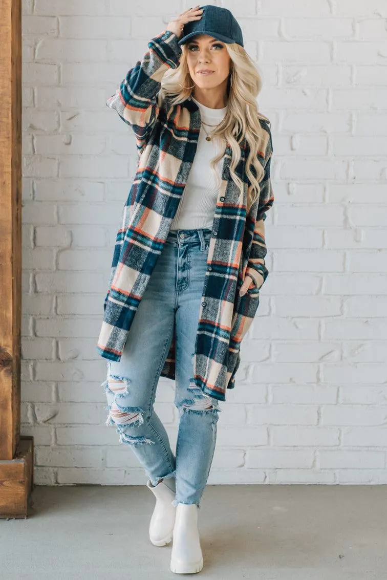 Mid Length Classic Plaid Shacket