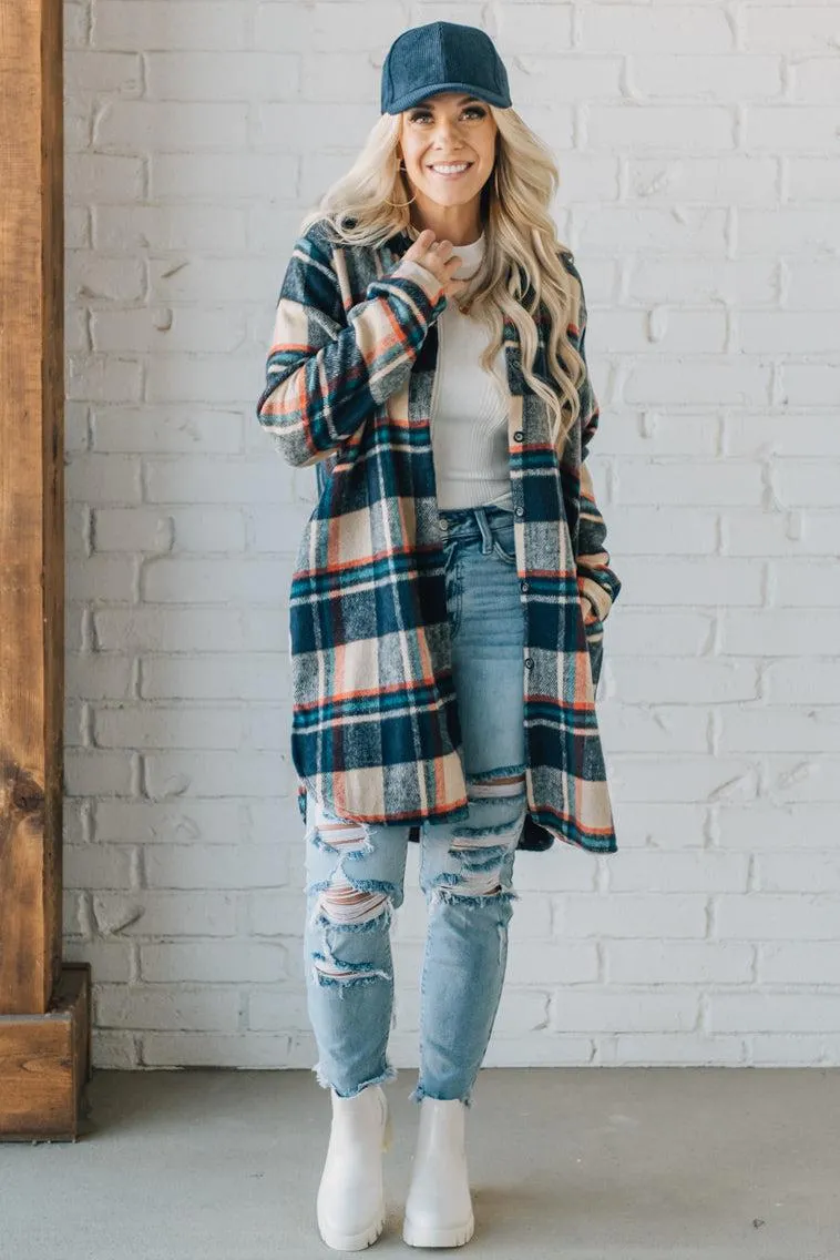 Mid Length Classic Plaid Shacket